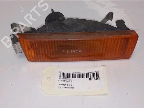 Blinklys fortil højre Blinklys fortil højre CITROËN C15 Box Body/MPV (VD_) 1.1 i (60 hp) 36450411 36450411