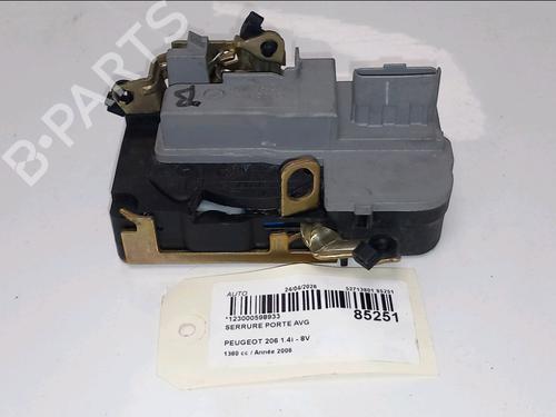 Used Front left lock Front left lock PEUGEOT 206 Hatchback (2A/C) 1.4 i (75 hp) 34362992 34362992
