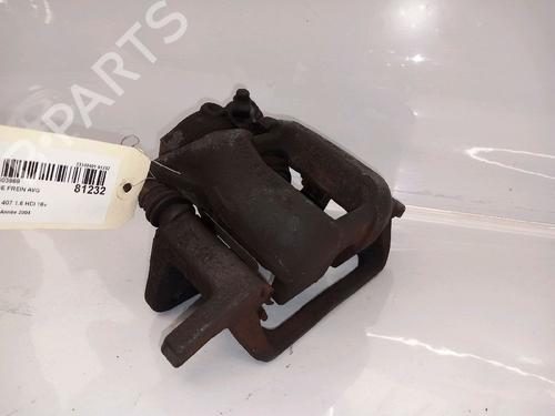 Used Left front brake caliper PEUGEOT 407 (6D_) 1.6 HDi 110 (6D9HZC, 6D9HYC) (109 hp) 30416722