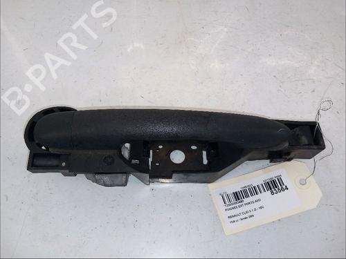 Used Front right exterior door handle RENAULT CLIO III (BR0/1, CR0/1) 1.2 16V (BR02, BR0J, BR11, CR02, CR0J, CR11) (75 hp) 30414050