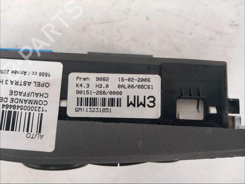 Climate control OPEL ASTRA H (A04) 1.7 CDTI (L48) | BP30420282I5 - Image 4