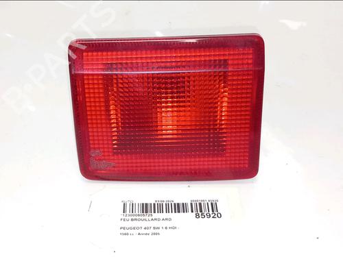 Used Rear fog light Rear fog light PEUGEOT 407 SW (6E_, 6D_) 1.6 HDi 110 (109 hp) 36505853 36505853