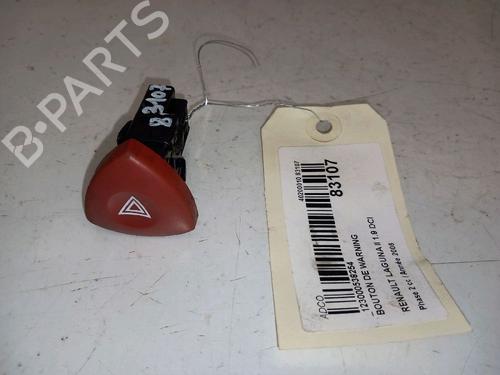 Bouton de warning RENAULT LAGUNA II (BG0/1_) 1.9 dCi (BG1A, BG1W, BG0G) (110 hp) 30413561