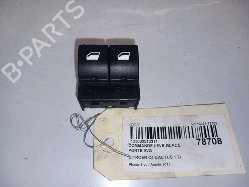 Used Left front window switch CITROËN C4 CACTUS 1.2 THP 110 (110 hp) 30419360