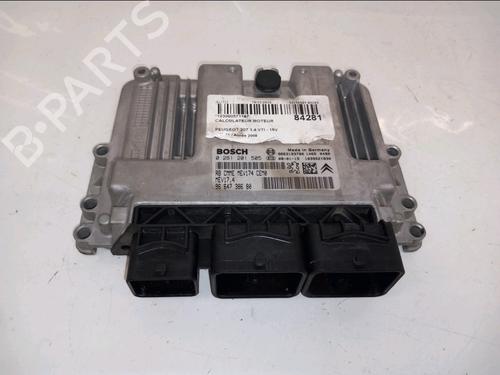 Motorstyringsenhet PEUGEOT 207 (WA_, WC_) 1.4 16V (95 hp) 30842970