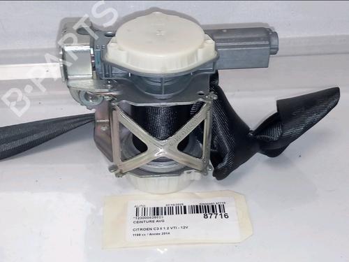 Front left seatbelt CITROËN C3 II (SC_) 1.2 VTi 82 | BP39972502I26 - Image 2