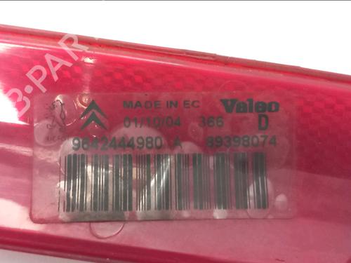 Rear bumper right light CITROËN C3 Pluriel (HB_) 1.4 HDi | BP33713646C82 - Image 3