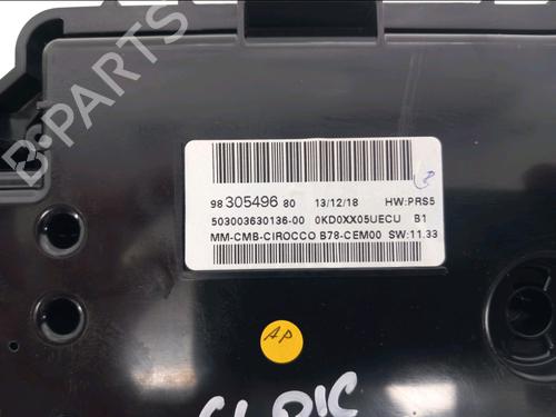 Instrument cluster CITROËN GRAND C4 SPACETOURER (3A_, 3E_) 1.2 PureTech 130 | BP31750153C47