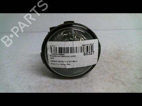 Used Right front fog light NISSAN NOTE (E11, NE11) 1.5 dCi (86 hp) 30419793