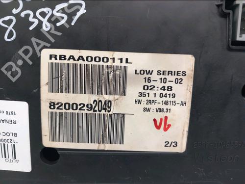 Instrument cluster RENAULT MEGANE II (BM0/1_, CM0/1_) 1.9 dCi (BM0G, CM0G) | BP30423856C47