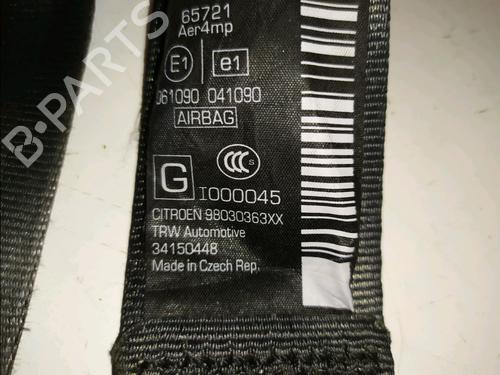 Front left seatbelt CITROËN C3 II (SC_) 1.4 HDi 70 (SC8HZC, SC8HR0, SC8HP4) | BP39942271I26 - Image 2