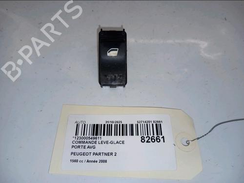 Used Left front window switch PEUGEOT PARTNER Box Body/MPV 1.6 HDi 16V (90 hp) 30425205