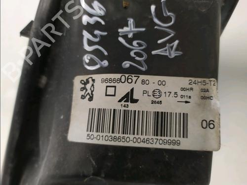 Left headlight PEUGEOT 206+ (2L_, 2M_) 1.4 HDi eco 70 | BP36450432C28 - Image 3