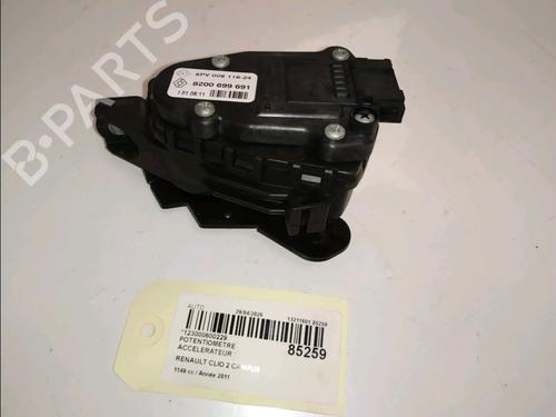 Used Pedal Pedal RENAULT CLIO II (BB_, CB_) 1.2 16V (BB05, BB0W, BB11, BB27, BB2T, BB2U, BB2V, CB05,... (75 hp) 34503249 34503249