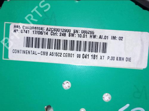Instrument cluster CITROËN C3 II (SC_) 1.4 HDi 70 (SC8HZC, SC8HR0, SC8HP4) | BP36252963C47 - Image 4