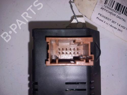 Display monitor PEUGEOT 207 (WA_, WC_) 1.4 HDi | BP30421023C48