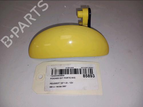 Used Front left exterior door handle Front left exterior door handle PEUGEOT 107 (PM_, PN_) 1.0 (68 hp) 36450273 36450273