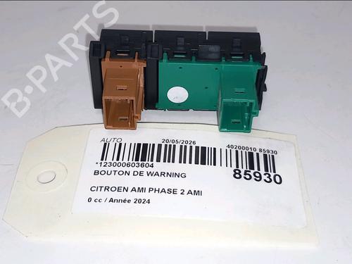 Warning switch CITROËN AMI (9A_) Electric (9AZ2CA) | BP35999806I22 - Image 2