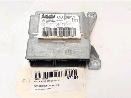 Used ECU airbags ECU airbags CITROËN BERLINGO MULTISPACE (B9) 1.6 HDi 75 16V (75 hp) 40252525 40252525