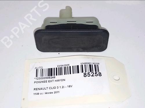 Bagagerumshåndtag Bagagerumshåndtag RENAULT CLIO III (BR0/1, CR0/1) 1.2 16V (103 hp) 34262199 34262199