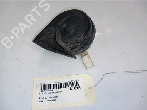 Used Horn PEUGEOT 206+ (2L_, 2M_) 1.4 HDi eco 70 (68 hp) 30488640