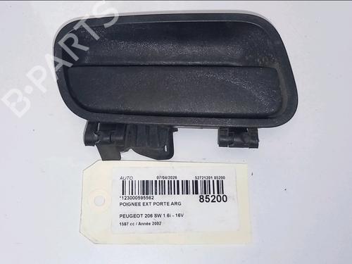 Used Rear left exterior door handle Rear left exterior door handle PEUGEOT 206 SW (2E/K) 1.6 16V (109 hp) 34147826 34147826