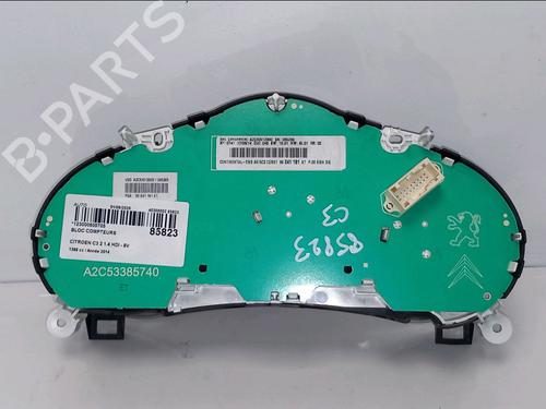 Instrument cluster CITROËN C3 II (SC_) 1.4 HDi 70 (SC8HZC, SC8HR0, SC8HP4) | BP36252963C47 - Image 2