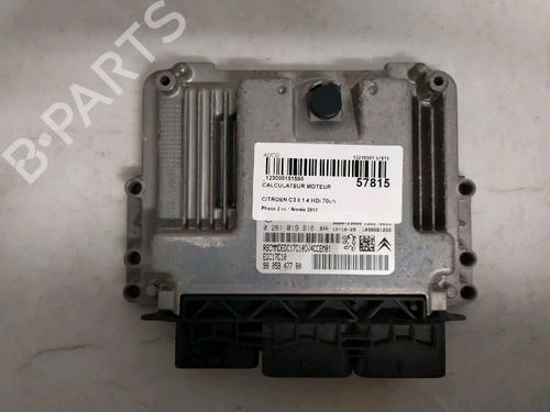 Used Engine control unit (ECU) CITROËN C3 II (SC_) 1.4 HDi 70 (SC8HZC, SC8HR0, SC8HP4) (68 hp) 30417824