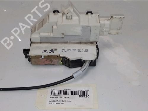 Used Front right lock Front right lock PEUGEOT 407 SW (6E_, 6D_) 1.6 HDi 110 (109 hp) 36450325 36450325