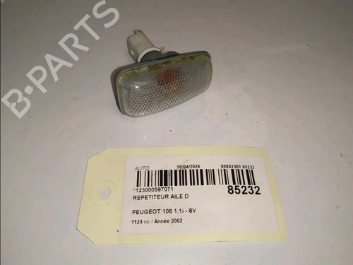 Used Right side indicator Right side indicator PEUGEOT 106 II (1A_, 1C_) 1.1 i (60 hp) 34262209 34262209