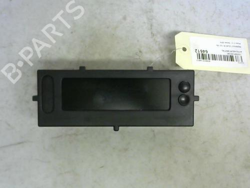 Used Display monitor RENAULT CLIO III (BR0/1, CR0/1) 1.2 16V Hi-Flex (BR1U, CR1U) (75 hp) 30430159