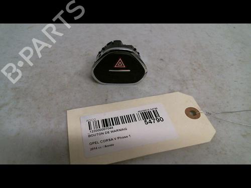 Used Warning switch OPEL CORSA E (X15) 1.3 CDTI (08, 68) (95 hp) 30434012