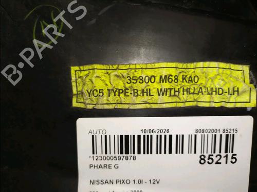 Left headlight NISSAN PIXO (UA0) 1.0 | BP36450431C28 - Image 3