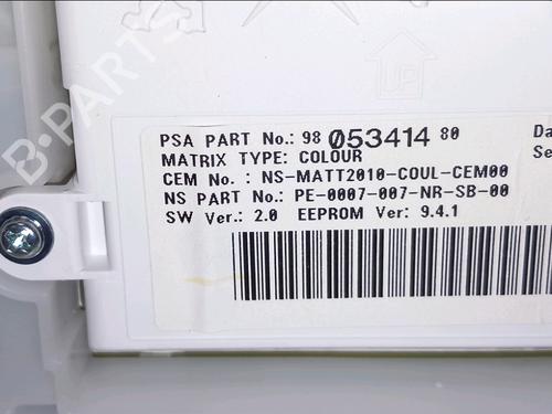 Instrument cluster PEUGEOT 2008 I (CU_) 1.6 HDi | BP37229011C47 - Image 5