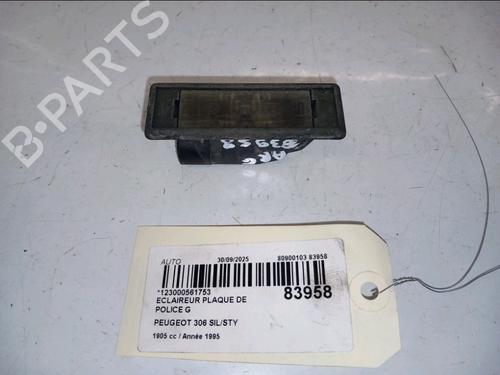 Luce targa PEUGEOT 306 (7B, N3, N5) 1.9 SLD (68 hp) 31304619
