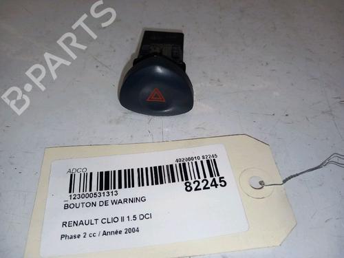 Bouton de warning RENAULT CLIO II (BB_, CB_) 1.5 dCi (B/CB07) (65 hp) 30415839