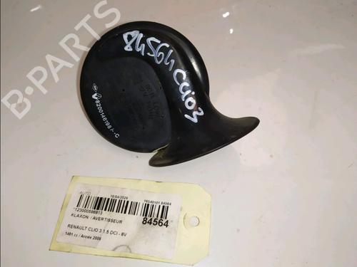 Klaxon Klaxon RENAULT CLIO III (BR0/1, CR0/1) 1.5 dCi (BR17, CR17) (86 hp) 34338018 34338018