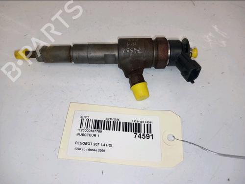 Used Injector PEUGEOT 207 (WA_, WC_) 1.4 HDi (68 hp) 30558930