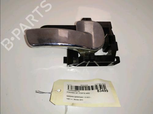 Used Rear right interior door handle NISSAN QASHQAI I (J10, NJ10) 1.5 dCi (110 hp) 33230915