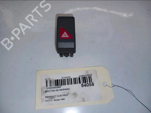 Used Warning switch RENAULT CLIO I (B/C57_, 5/357_) 1.2 (B/C/S57A, B/C57S, 5/357F, 5/357J, 5/357L, 5/357R) (58 hp) 30414826