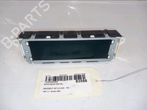 Used Display monitor PEUGEOT 307 (3A/C) 2.0 HDi 135 (136 hp) 30416661