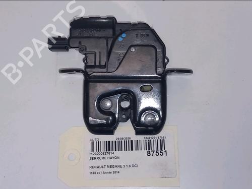 Used Tailgate lock Tailgate lock RENAULT MEGANE III Hatchback (BZ0/1_, B3_) 1.6 dCi (BZ00, BZ12, BZ13) (130 hp) 39705410 39705410