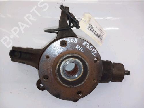 Used Right front steering knuckle PEUGEOT 308 I (4A_, 4C_) 1.6 HDi (109 hp) 30421516