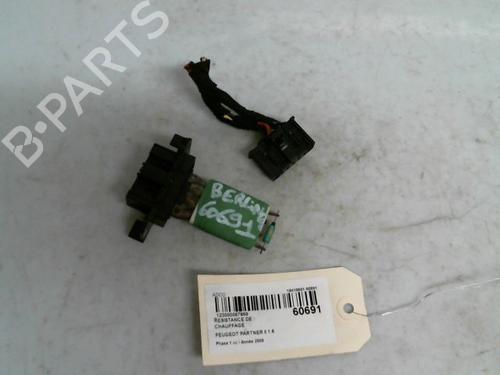 Used Heater resistor Heater resistor CITROËN BERLINGO Box Body/MPV (B9) 1.6 HDi 90 16V (90 hp) 30414188 30414188