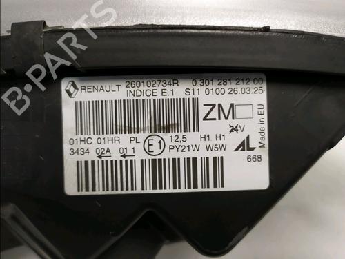 Right headlight RENAULT CAPTUR I (J5_, H5_) 1.5 dCi 90 (J5N4, J5M5, J5MW, J5M6, J5AL, J5AJ) | BP38008530C29 - Image 3