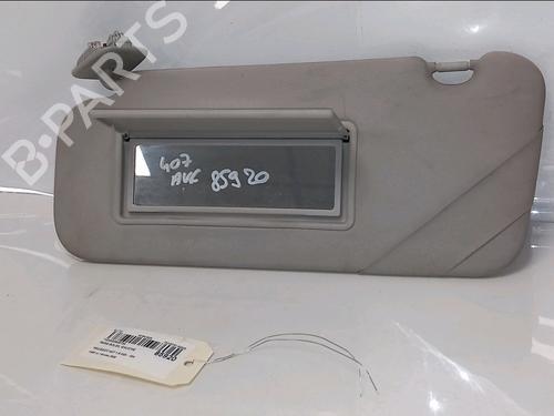 Used Left sun visor Left sun visor PEUGEOT 407 SW (6E_, 6D_) 1.6 HDi 110 (109 hp) 36450406 36450406