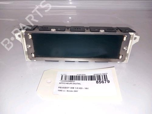 Used Display monitor Display monitor PEUGEOT 308 I (4A_, 4C_) 1.6 HDi (109 hp) 34231632 34231632