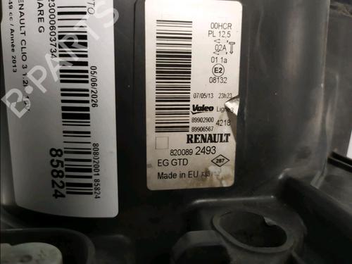 Left headlight RENAULT CLIO III (BR0/1, CR0/1) 1.2 16V (BR02, BR0J, BR11, CR02, CR0J, CR11) | BP36450438C28 - Image 3