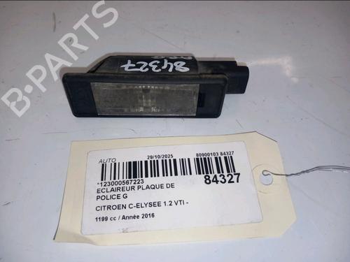 Nummerpladelys CITROËN C-ELYSEE (DD_) 1.2 VTi 82 (82 hp) 30431318