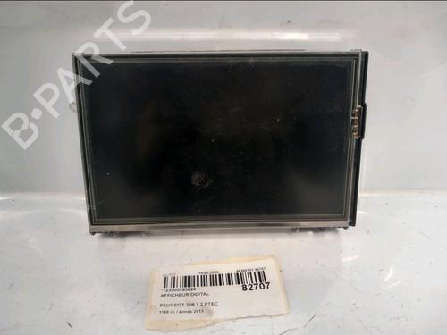 Used Display monitor Display monitor PEUGEOT 208 I (CA_, CC_) 1.2 VTI 82 (82 hp) 32741658 32741658